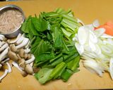 ツナと小松菜で和風パスタ作り方1写真