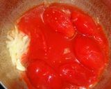 イタリアントマト濃厚スープバジルを添えて作り方2写真
