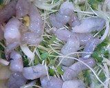 ＊さくさくカイワレ&えびかき揚げ＊作り方1写真