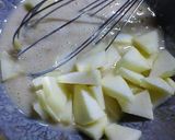 りんごとバナナの紅茶ケーキ作り方4写真