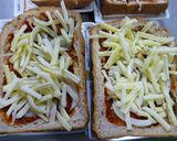 ベーコンエッグチーズトースト♪作り方5写真
