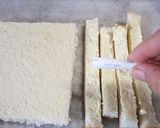 かいわれハムの♦ロールサンド◆・.作り方2写真
