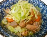 味噌ラーメンスープでモツ煮込み♡作り方7写真