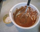 レンジで♪マーマレードチョコチーズケーキ作り方5写真