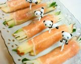 さけるチーズ＆きゅうリンゴの生ハム巻き作り方2写真