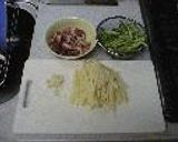 本格中華！②青椒土豆炒肉片作り方1写真