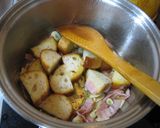 にんにくとパンのふわふわスープ♪作り方5写真