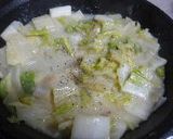 寒い季節に♡　白菜のミルク煮作り方5写真