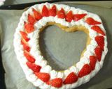 バレンタインにハートのパリブレスト✿作り方16写真
