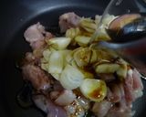 簡単☃チキンとガーリックのホットサラダ作り方1写真
