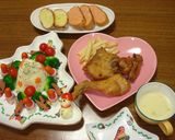 クリスマス☆ポテサラプレート作り方7写真