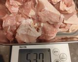 鶏もも肉とひら天のとろ〜り和風あんかけパスタ作り方2写真