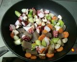 タコのピリ辛・中華炒め作り方3写真