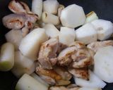 鶏肉と里芋のうま煮作り方4写真