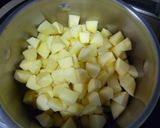 りんごとキウイの甘さ控えめジャム♪作り方1写真