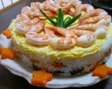 ちらし寿司ケーキ～♪作り方5写真