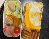 レンジ簡単洋風キムチチリ味オムライス弁当作り方17写真