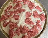 苺クリームサンドチーズケーキ作り方9写真