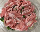 豚しゃぶ肉ともやしの蒸し焼き♪作り方2写真