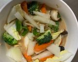 お一人様クリーミー味噌レモン味豆腐野菜炒作り方15写真