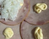 ご飯のハム巻き作り方3写真