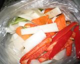 余った大根の皮と野菜でシンガポール料理作り方3写真