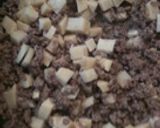 挽き肉とタケノコのまぜご飯作り方3写真