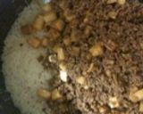 挽き肉とタケノコのまぜご飯作り方5写真