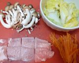 白菜漬と豆腐の炒め煮♪作り方1写真