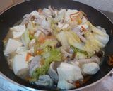 白菜漬と豆腐の炒め煮♪作り方5写真