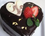 本命バレンタイン♡大人のチョコケーキ2作り方24写真