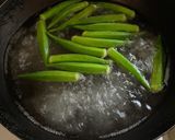 オクラで山かけ作り方3写真