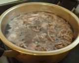 牛筋煮込み（ホルモン入り）作り方1写真