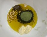 青汁とバジル♪お手軽にジェノベーゼパスタ作り方2写真