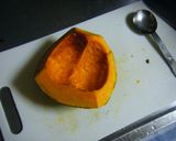 かぼちゃのそぼろ煮作り方1写真