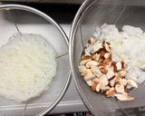 韓国風春雨入り焼き春巻き作り方1写真