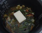 お餅でモチモチ♪もち米いらずの山菜おこわ作り方3写真