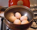 ゆでたまごでおもしろ煮たまご作り方1写真