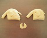 ぞうさんのハムチーズパン作り方7写真