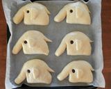 ぞうさんのハムチーズパン作り方9写真
