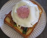 お食事トースト☆焼き肉＋野菜作り方5写真