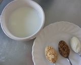 スプーンで簡単☆黒糖きなこみるく作り方5写真