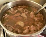 圧力鍋でとろとろ牛すじ肉（下処理方法）作り方4写真