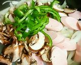 おさかなのソーセージのナポリタン炒め作り方5写真