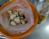 キクイモの塩とごま油作り方3写真