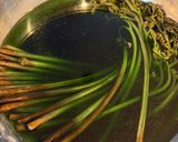 簡単　わらびのおひたし　滋味深い味作り方2写真