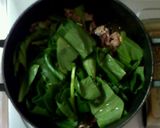 豚肉と小松菜のニンニク醤油炒め作り方3写真