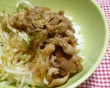 金欠丼（笑）＝豚もや丼作り方4写真
