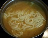 赤と白の味噌煮込みうどん♪作り方9写真
