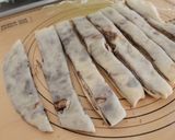 チョコシートの✿型折り込みパン作り方5写真
